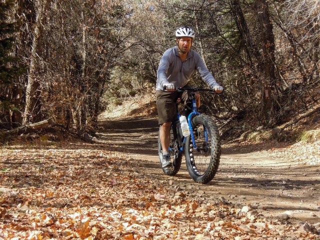 A couple miles into the ride.