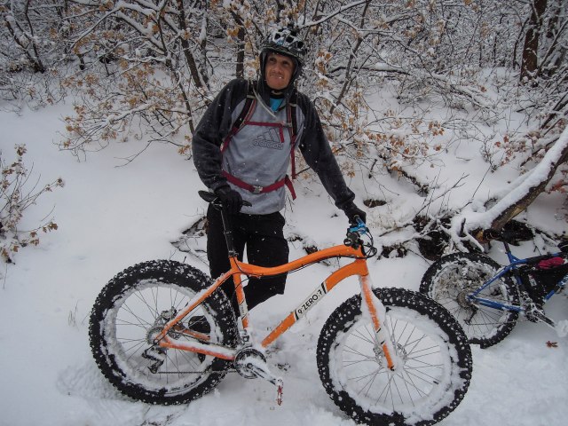 Alex with his new 9:Zero:7 bike.