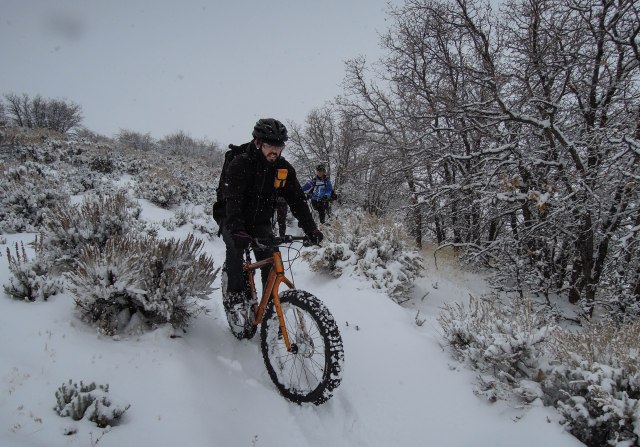 Kent on a new Mukluk 2.