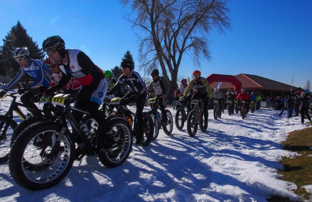 Start of the advanced/elite race