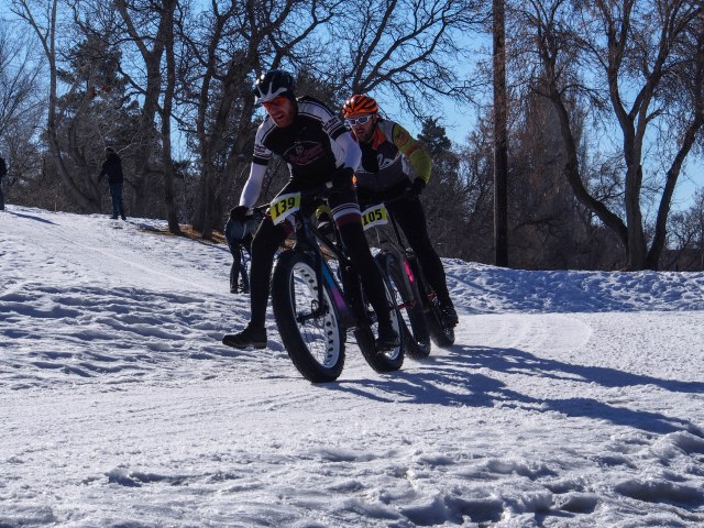 Rounding a slippery corner, fast.