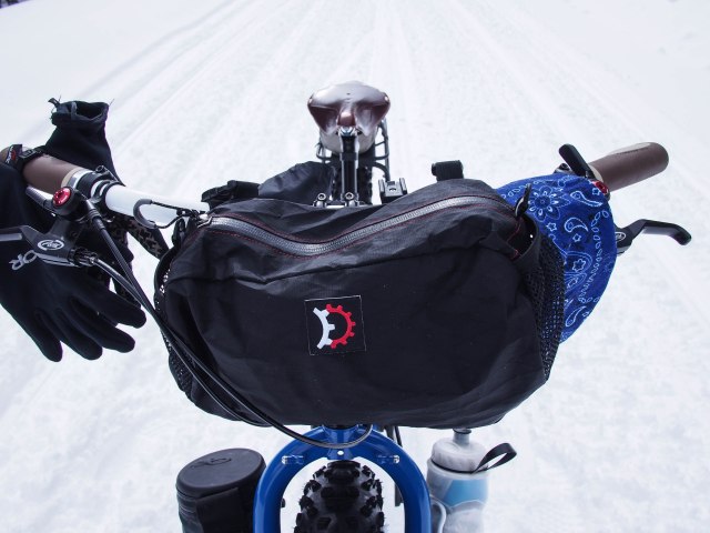 RD pocket as handlebar bag.