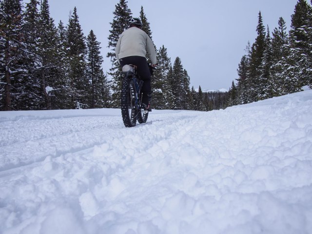 Heading up past Provo River Falls.