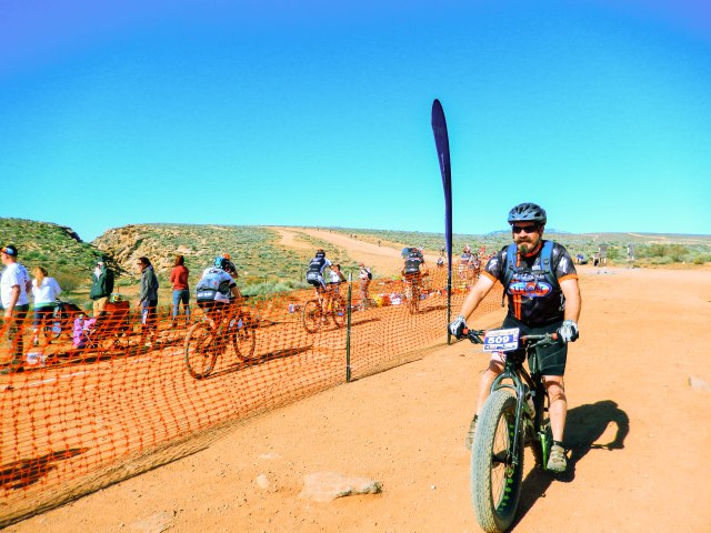 Bullet at the aid station early in the race.