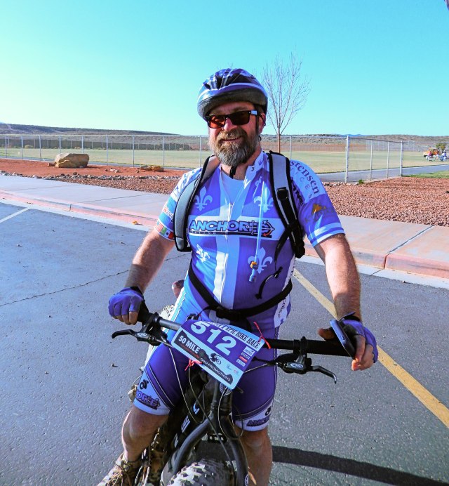 Doc at the end of the race.