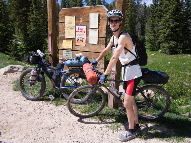 Niels with his slightly heavier setup.