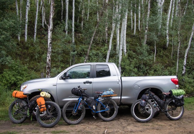 Loaded up and ready to ride.