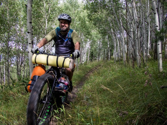 Bullet riding stellar singletrack.