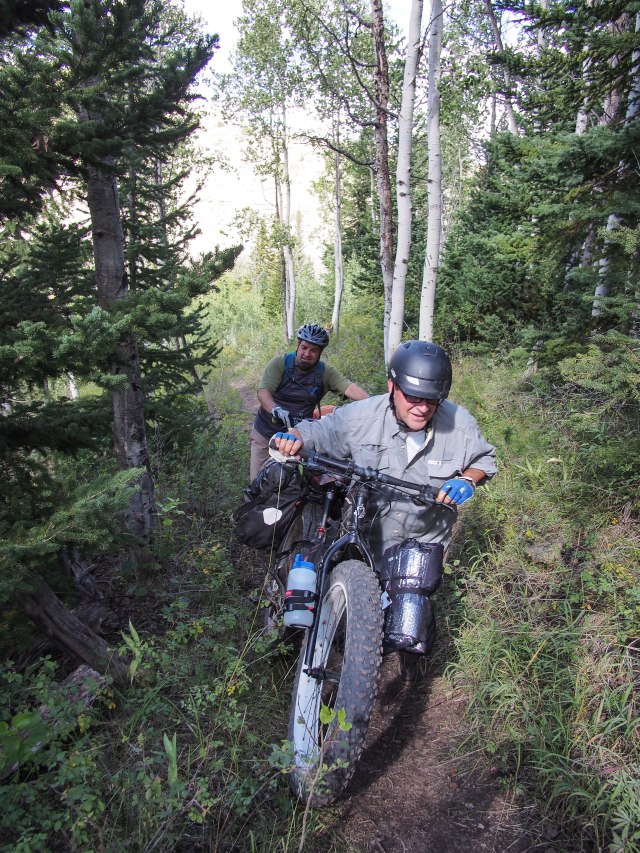 A short hike-a-bike section.