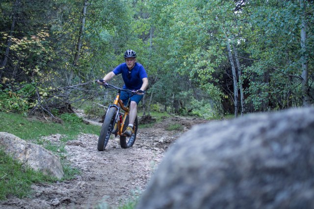 Darren on his new Fatback