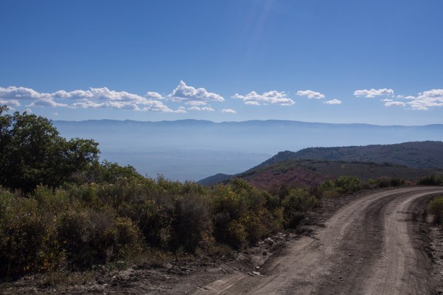 Sanpete Valley far below.