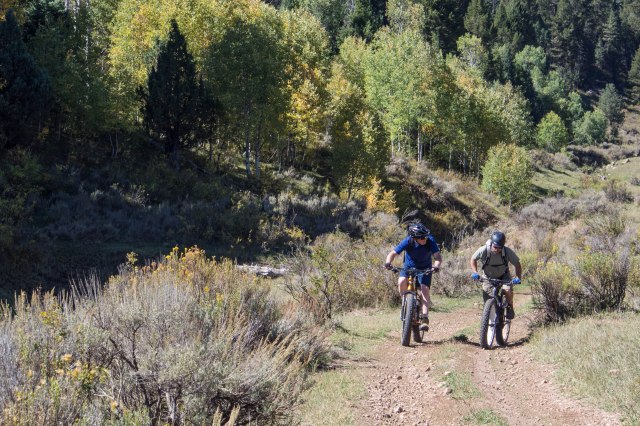 Nice day for a ride in the mountains.