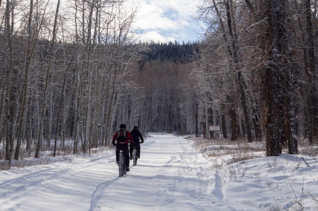 Beginning of the ride, heading toward the climb up to Soapstone Basin.