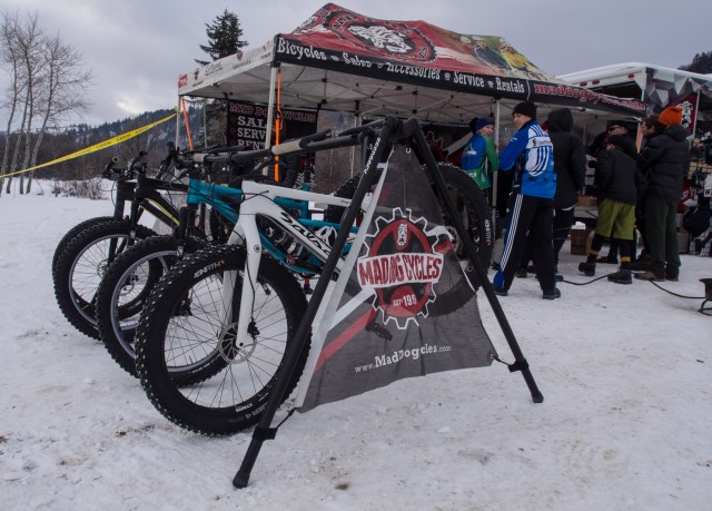 Demo bikes provided by Mad Dog Cycles.