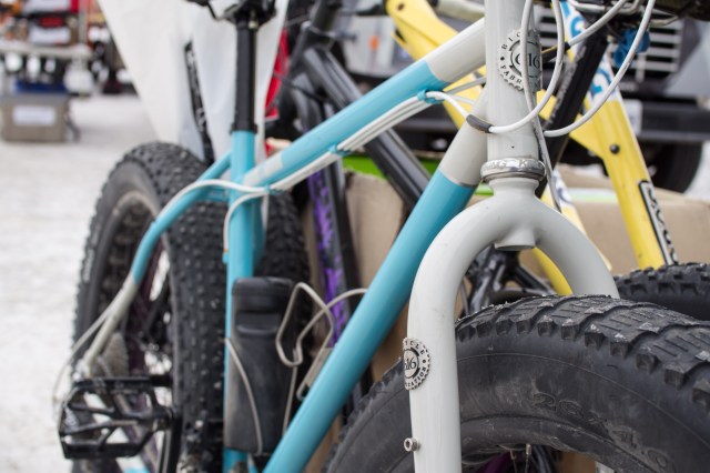 Beautiful steel-framed fatbike from 616 Bicycle Fabrications.