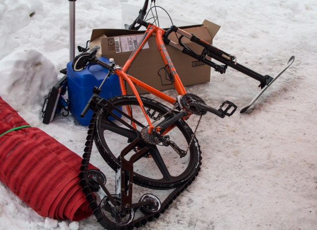 Not sure what to make of this. Doesn't look as fun as a fatbike.