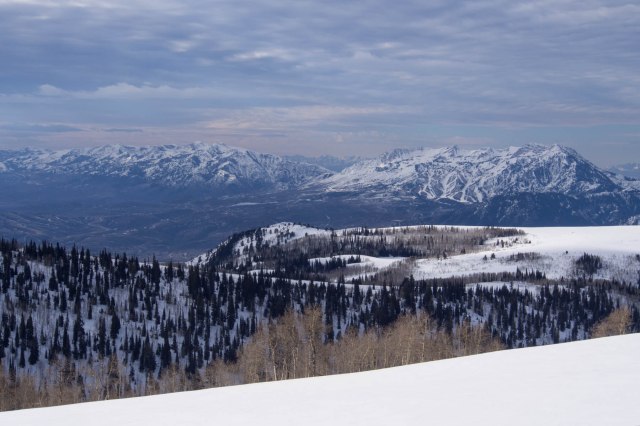 The view from the start/finish.