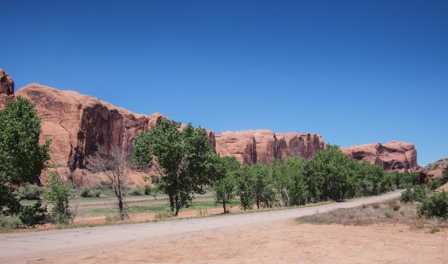 Kane Creek Road along the Colorado.