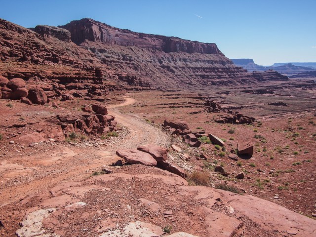 Looking down the other side of Hurrah Pass.