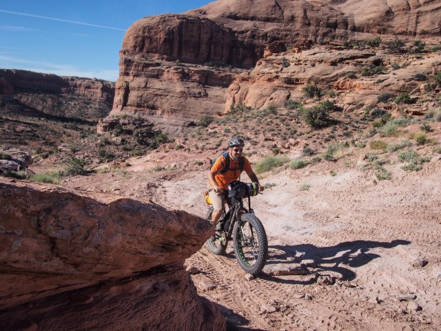 Final climb to the head of Pritchett Canyon.