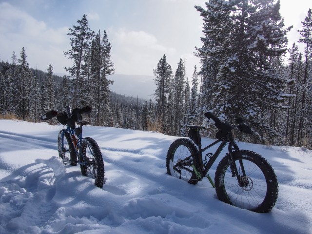 Looking back the way we came from the Provo River Falls parking lot.