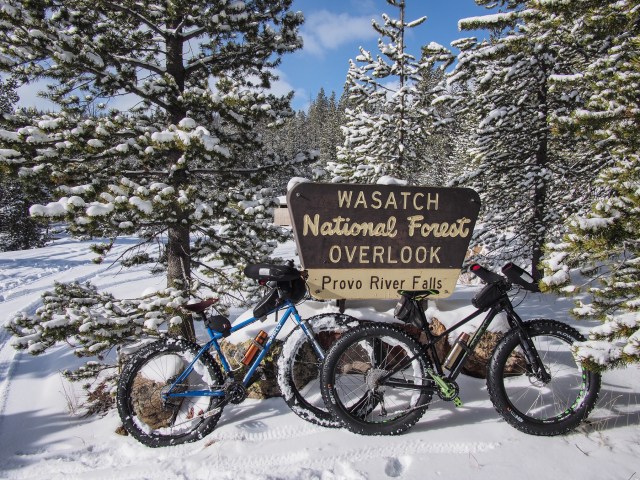 Provo River Falls along the MIrror Lake Highway