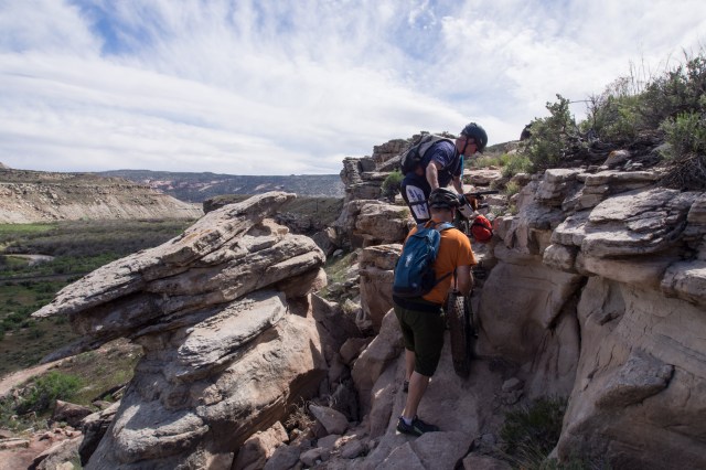 Rougher trail than we anticipated