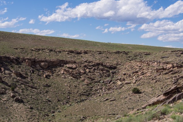 Topping out before descending down into Rabbit Valley