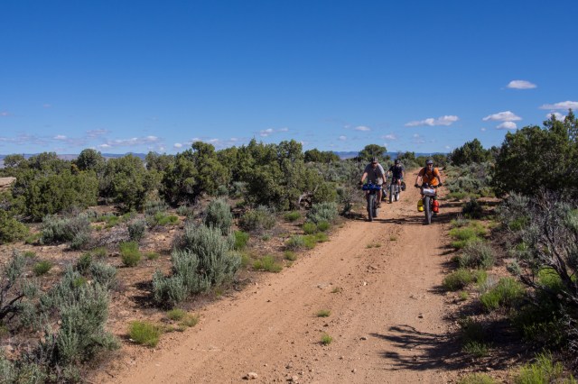 Riding along on the plateau