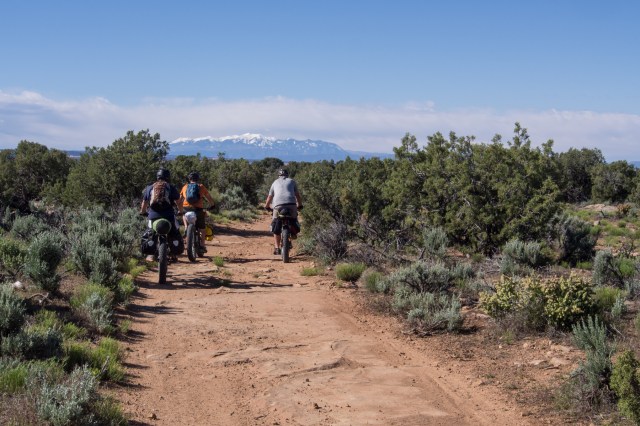 The La Sals getting a little closer