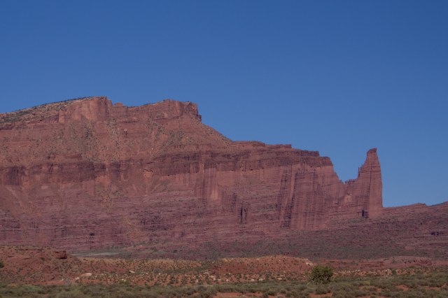 Looking back at Fisher Canyon from the highway